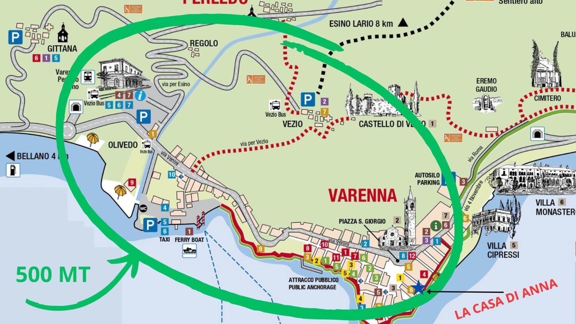 Apartament La Casa Di Anna Varenna Zewnętrze zdjęcie